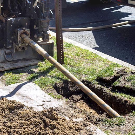Install a New Water Line in Mendon Without Digging